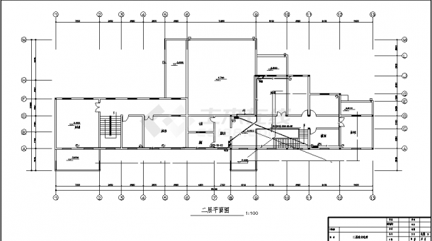 2层医院机房综合楼电气系统设计施工cad图纸，含设计说明-图一