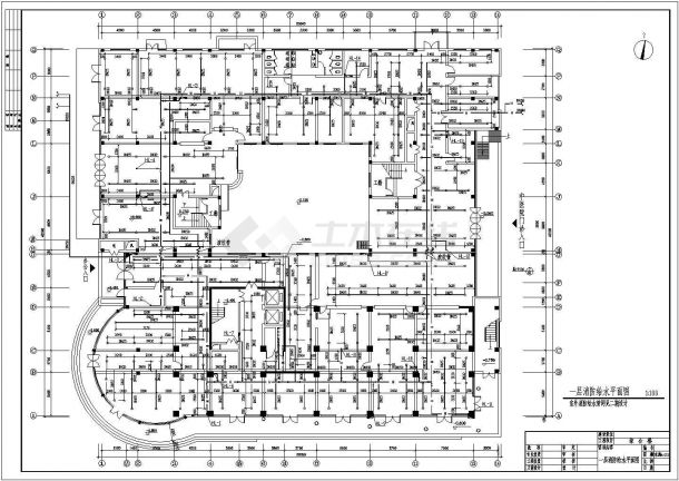 某十二层中医综合楼给排水设计图，25张图纸-图一