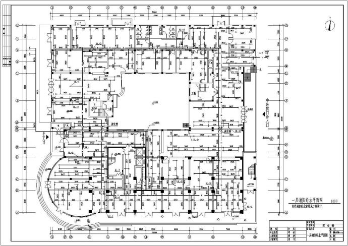 某十二层中医综合楼给排水设计图，25张图纸_图1