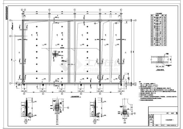 某电厂工业废水车间施工设计CAD图纸工业废水-图一