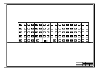 土木工程毕业设计_办公楼设计_5000平方米某5层框架结构办公楼建筑施工cad图(含计算书，毕业设计)-图二