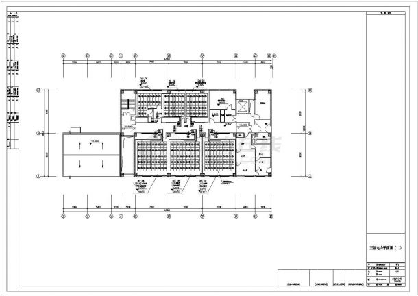 某超净实验室电气图纸全套CAD构造节点剖面图-图二