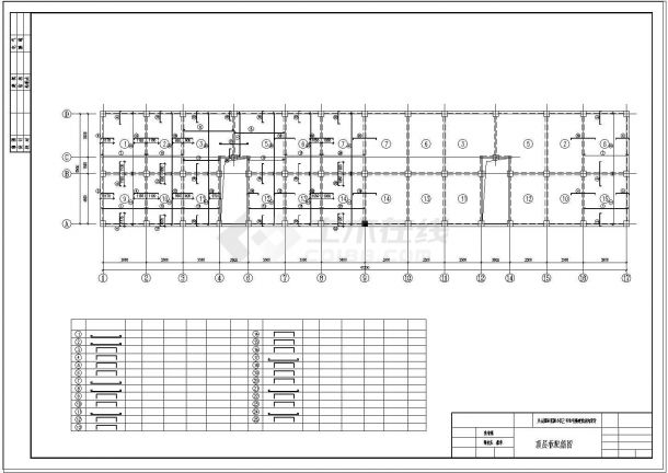 【6层】3000框架住宅楼设计(含计算书、建筑结构设计cad图、开题报告等)-图二