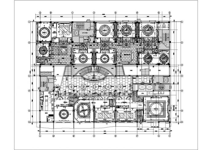 某娱乐中心餐厅CAD大样详细构造设计图纸_图1