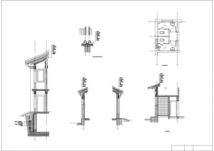 北京四合院精品古建筑设计CAD施工图_图1