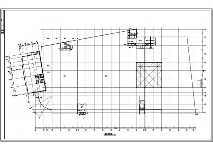 某大型商场设计cad方案图纸_图1