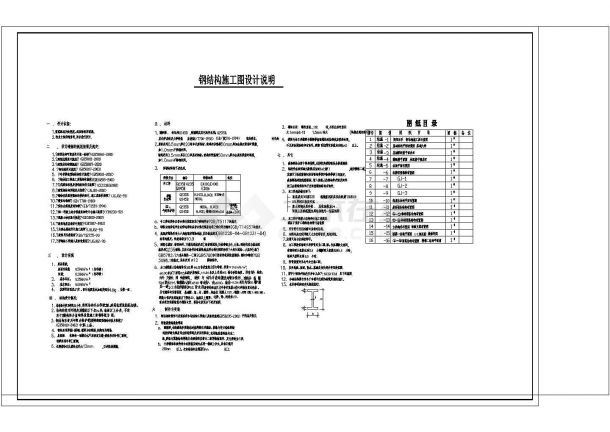 郑州市构厂房结构设计图施工图-图二