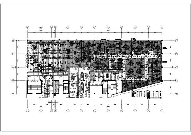 某天津2000平米新式饭店CAD大样节点构造设计施工图-图一