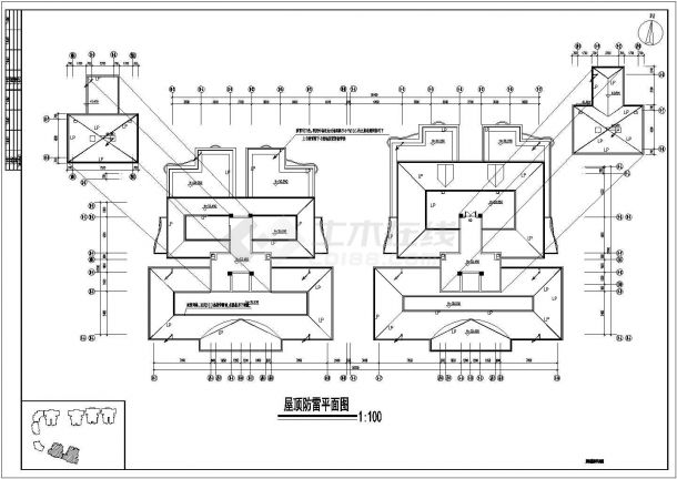 某住宅楼全套CAD电气设计构造详细完整施工图-图二