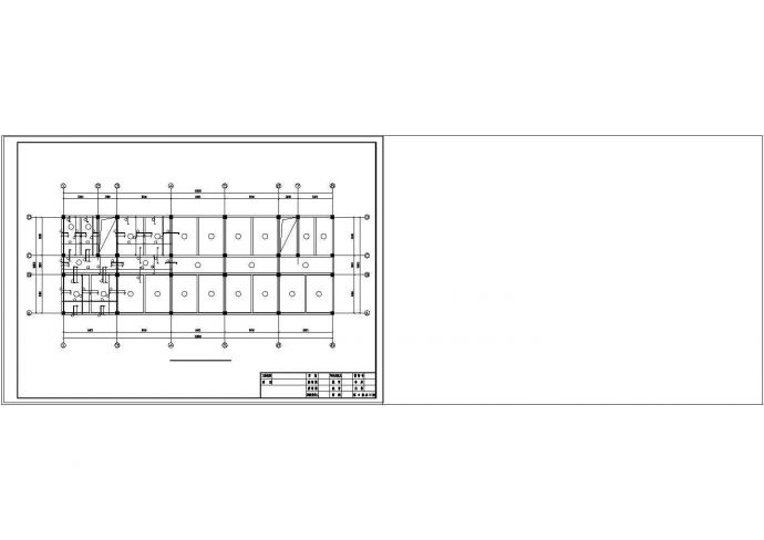 2800平米，5层框架商务写字楼（含计算书，建筑、结构设计CAD图）_图1