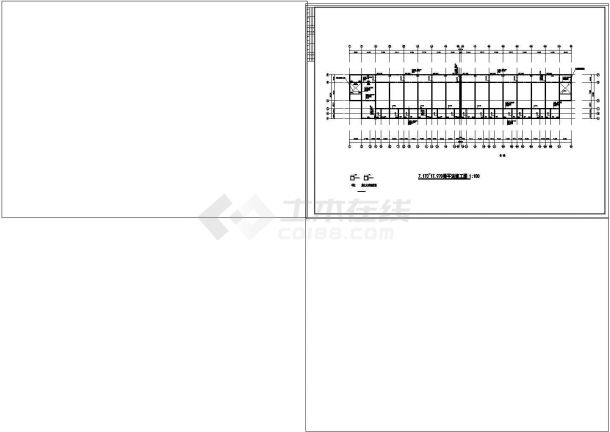 土木工程毕业设计_4430㎡6层学生公寓楼毕业设计（结构计算书、清单、施组147页，CAD图纸29张）-图二
