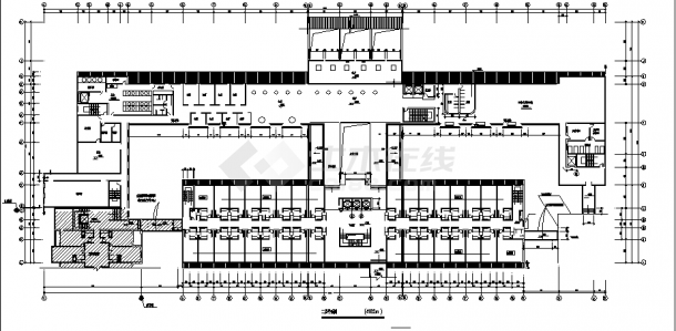 苏州4层15091平米古建筑宾馆建筑设计施工cad图纸-图二