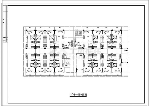 土木工程毕业设计_7940.81㎡11层剪力墙单身公寓毕业设计（结构计算、预算、建筑、结构cad图、施组）-图二