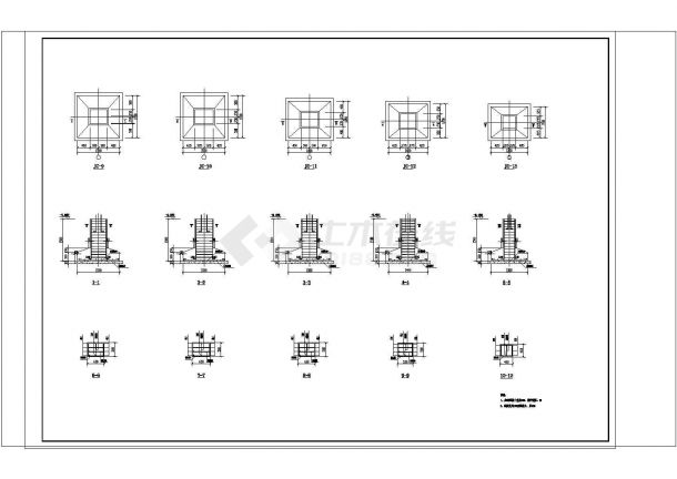 唐山市现代钢结构厂房结构施工图-图二