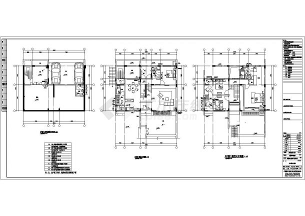 乌鲁木齐市某小区住宅197平米复式户型设计CAD图纸-图一