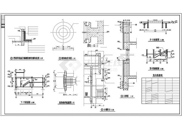土木工程毕业设计_9462.13平米，九层框架培训大楼毕业设计（计算书、建筑、结构cad施工图）-图二