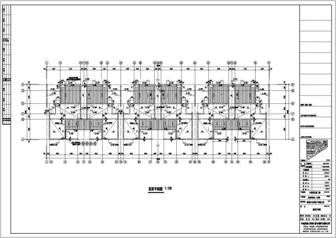 苏州姑苏区某小区850平米4层住宅楼全套建筑设计CAD图纸_图1