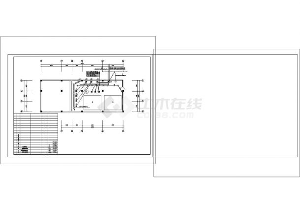 水泵房平面CAD-图二