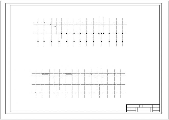 土木工程毕业设计_某3285平米五层框架结构住宅楼毕业设计cad结构施工图（含设计说明，含建筑设计，含计算书）_图1