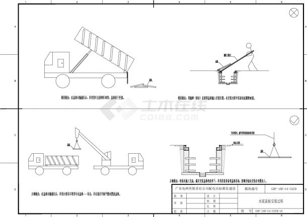 GDP-10D-G4-CGFM-16水泥盖板安装过程图-图一