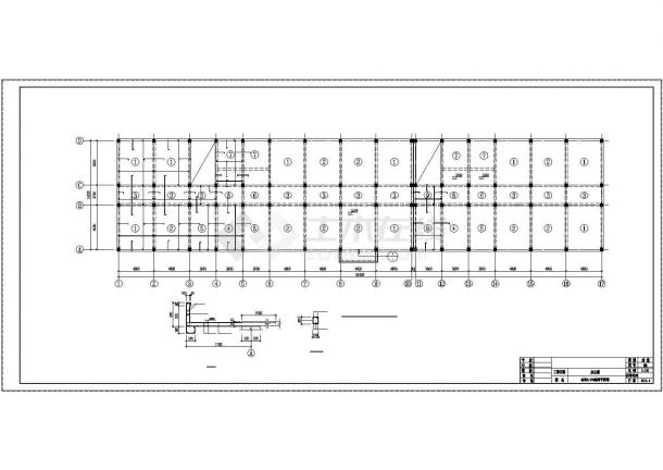 土木工程毕业设计_办公楼设计_【4层】3994平米框架办公楼毕业设计（计算书、建筑、结构cad图）-图一
