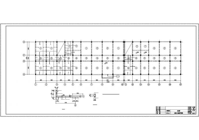 土木工程毕业设计_办公楼设计_【4层】3994平米框架办公楼毕业设计（计算书、建筑、结构cad图）_图1