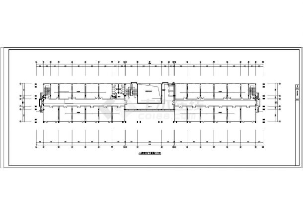 办公楼设计_某五层办公楼电气设计方案CAD施工图纸-图一