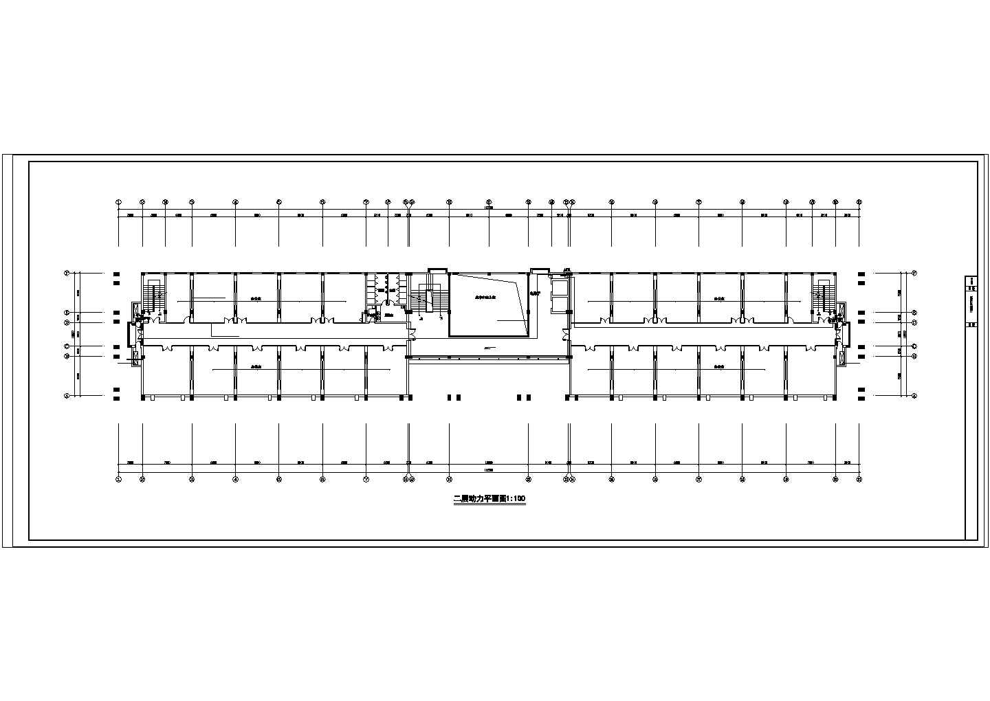 办公楼设计_某五层办公楼电气设计方案CAD施工图纸