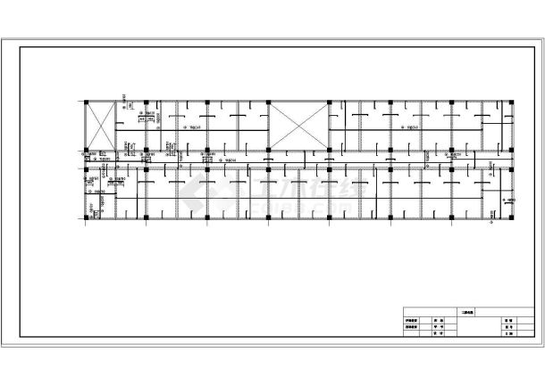 土木工程毕业设计_办公楼设计_【5层】4073.3平米框架办公楼毕业设计（计算书、建筑、结构cad图、开题报告）-图二