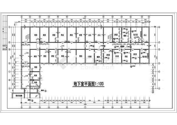 某医院医技楼建筑cad施工图-图一