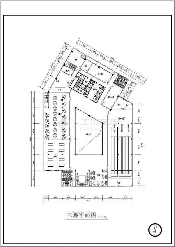  [Holliday cabinet] High rise luxury hotel cad design scheme construction drawing (plane, elevation) - Figure 1