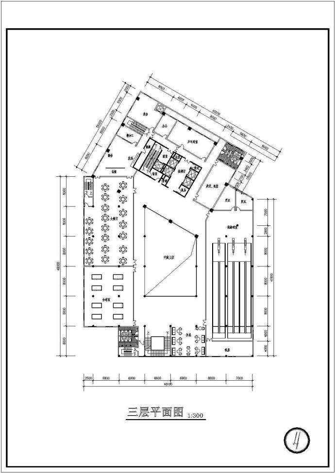 【好立得橱柜】高层豪华宾馆cad设计方案施工图纸(平面、立面)_图1