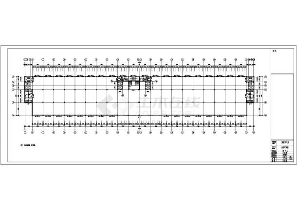 19142平方米工业园区厂房建筑施工图，含设计说明-图一