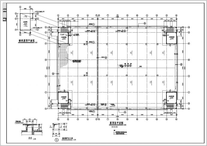 某茂扬厂房设计CAD平面布置图_图1