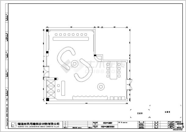 某苹果旗舰店室内装饰详细方案设计施工CAD图纸-图一
