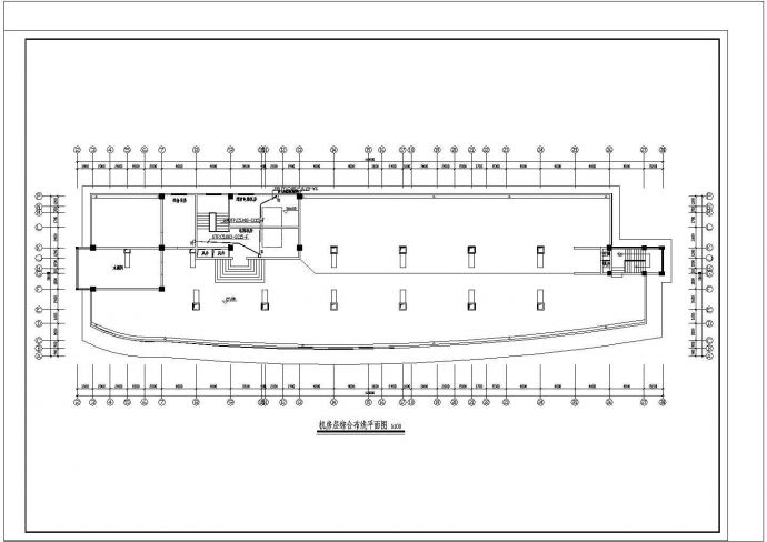 社区八层大楼综合布线系统设计cad施工图纸_图1