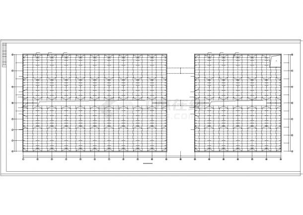 新建厂房轻钢结构施工CAD布置详图-图一