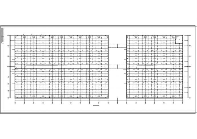 新建厂房轻钢结构施工CAD布置详图_图1