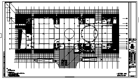 某城市五层带地下室旅游服务中心建筑施工cad图，共三十五张-图一