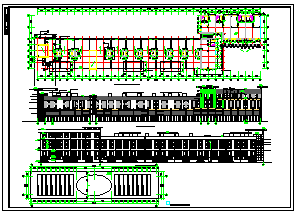 步行街全套建筑CAD施工图设计方案_图1