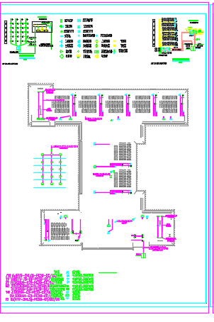 重庆中学校教学楼电气施工CAD图纸-图一