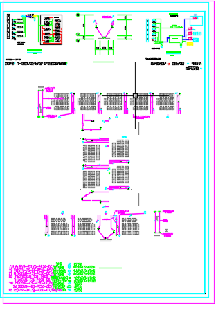 重庆中学校教学楼电气施工CAD图纸-图二