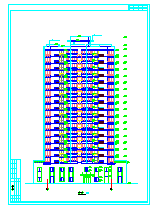[北京]高层单身公寓建筑设计cad施工图纸-图二