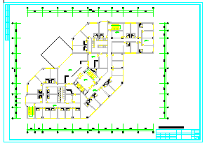 某大型洗浴中心整套cad设计方案施工图纸-图一