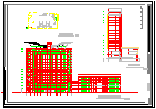 某市十字路拐角处大酒店CAD整套设计施工方案图纸-图一