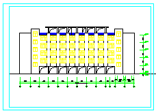某教学楼建筑cad方案设计图_图1