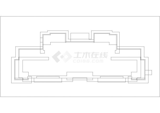 某高速时代御府G2楼施工图-图一