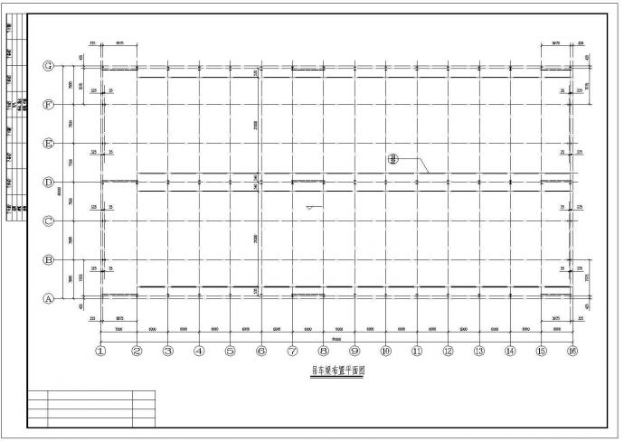 91x45m 单层轻钢结构厂房结构施工图_图1