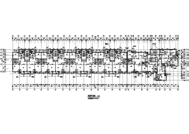 深圳某小区7800平11层剪力墙结构住宅楼建筑设计CAD图纸（含夹层）-图二