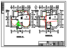 别墅、厂房及银行中央空调电气cad平面图纸_图1